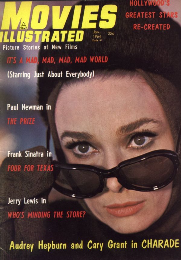 MOVIES ILLUSTRATED magazine side cover January 1964